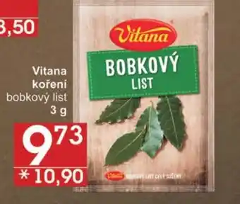 Jip Vitana koření bobkový list 3g nabídka