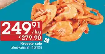 Jip Krevety celé předvařené (40/60) nabídka