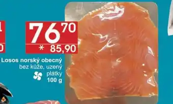 Jip Losos norský obecný bez kůže, uzený plátky 100 g nabídka