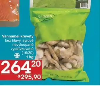 Jip Vannamei krevety nabídka