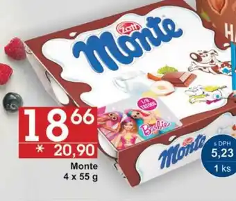 Jip Monte 4 x 55 g nabídka