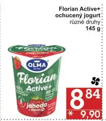 Jip Florian Active+ ochucený jogurt: nabídka