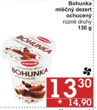Jip Bohunka mléčný dezert ochucený nabídka