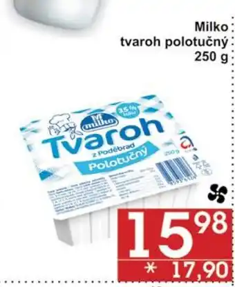 Jip Milko tvaroh polotučný 250 g nabídka