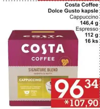 Jip Costa Coffee Dolce Gusto kapsle nabídka