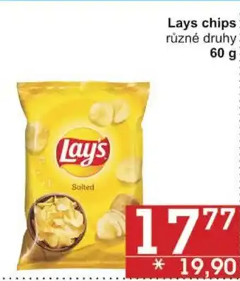Jip Lays chips 60 g nabídka