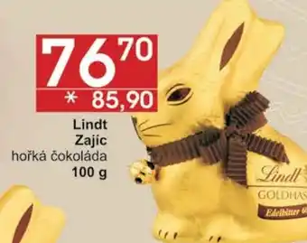 Jip Lindt Zajíc hořká čokoláda 100 g nabídka