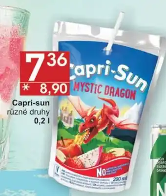 Jip Capri-sun různé druhy 0,2L nabídka