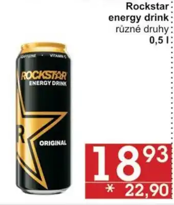 Jip Rockstar energy drink různé druhy 0.5L nabídka
