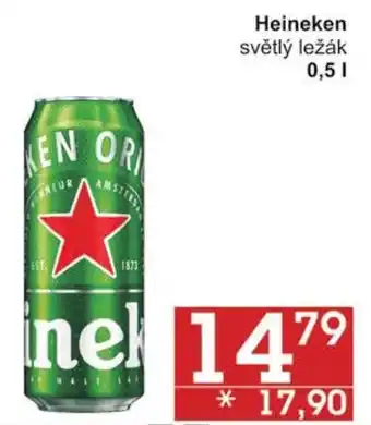 Jip Heineken světlý ležák 0,5L nabídka