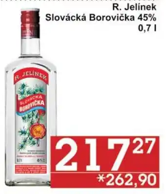 Jip R. Jelínek Slovácká Borovička 45% 0.7L nabídka