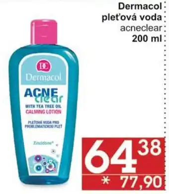 Jip Dermacol pleťová voda acneclear 200 ml nabídka