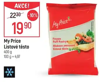 Globus My Price Listové těsto nabídka