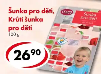 CBA Šunka pro děti, Krůtí šunka pro děti nabídka