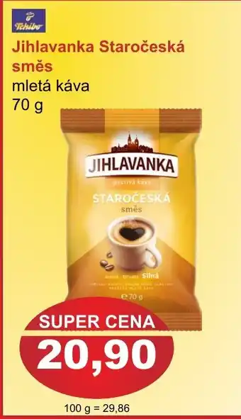 PLUS JIP Jihlavanka Staročeská směs mletá káva nabídka