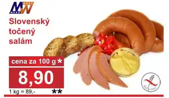 PLUS JIP Slovenský točený salám nabídka