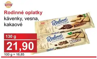 PLUS JIP Rodinné oplatky kávenky, vesna, kakaové nabídka