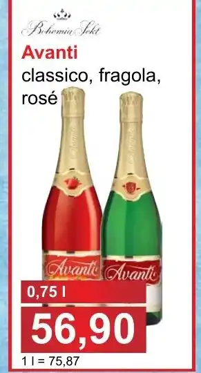 PLUS JIP Avanti classico, fragola, rosé 0.75L nabídka