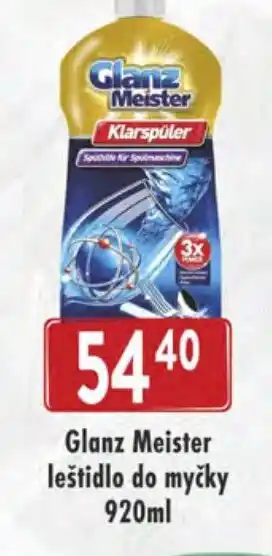 Qanto Glanz Meister leštidlo do myčky 920ml nabídka