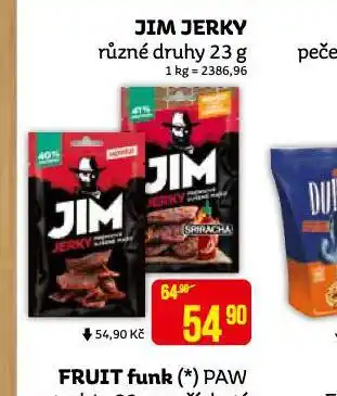 Teta Jim jerky nabídka