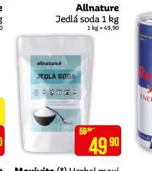 Teta Allnature jedlá soda nabídka