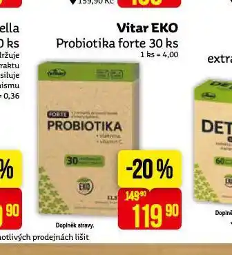 Teta Vitar eko probiotika forte nabídka