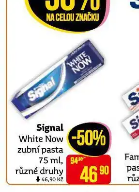 Teta Signal white now zubní pasta nabídka