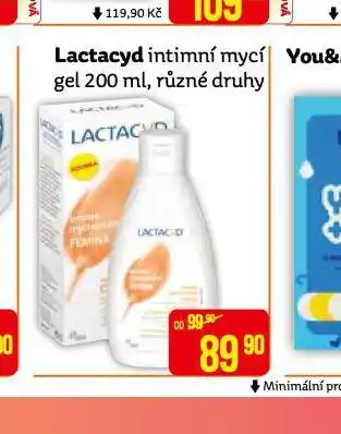 Teta Lactacyd intimní mycí gel nabídka