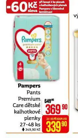Teta Pampers dětské plenky nabídka