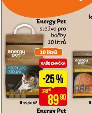 Teta Energy pet stelivo pro kočky nabídka