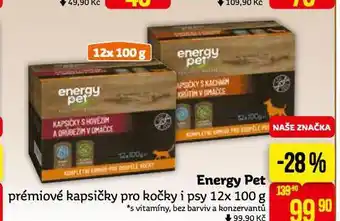 Teta Energy pet prémiové kapsičky pro kočky nabídka