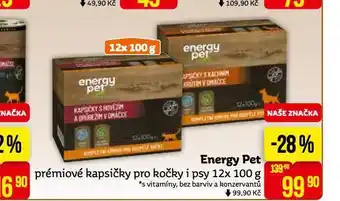 Teta Energy pet prémiové kapsičky pro psy nabídka