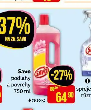 Teta Savo na podlahy a povrchy nabídka