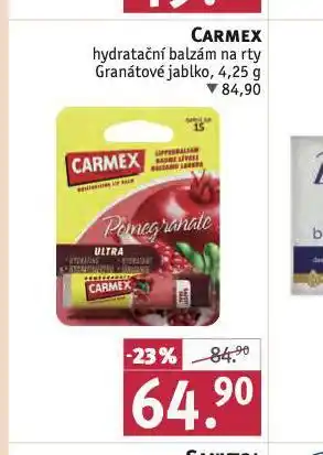Rossmann Carmex hydratační balzám na rty nabídka