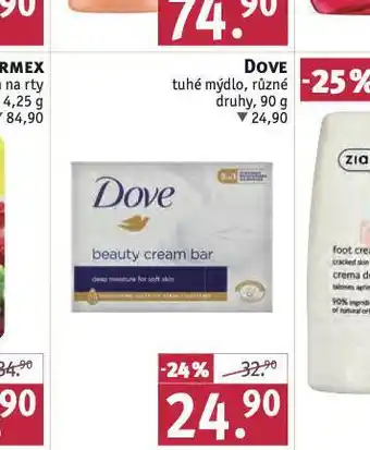 Rossmann Dove tuhé mýdlo nabídka