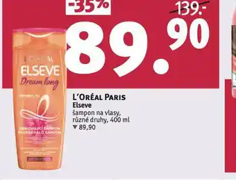 Rossmann Loreal elseve šampon nabídka