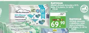 Rossmann Babydream dětské vlhčené ubrousky nabídka