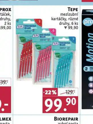 Rossmann Tepe mezizubní kartáčky nabídka