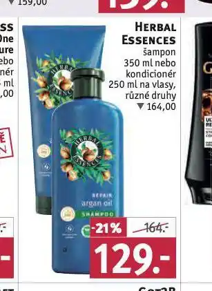 Rossmann Herbal essences šampon, kondicioner nabídka