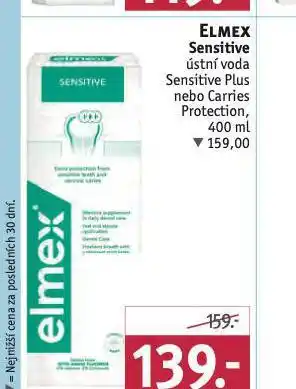 Rossmann Elmex sensitive ústní voda nabídka
