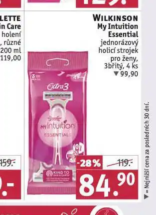 Rossmann Wilkinson jednorázový holicí strojek nabídka