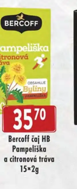 Qanto Bercoff čaj HB Pampeliška a citronová tráva 15x2g nabídka