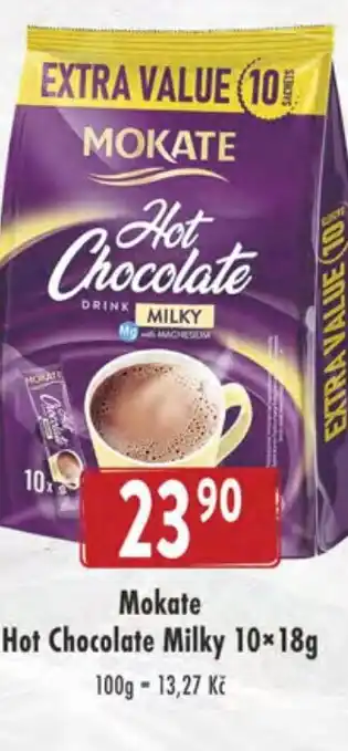 Qanto Mokate Hot Chocolate Milky 10*18g nabídka
