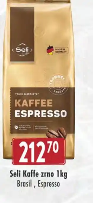 Qanto Seli Kaffe zrno 1kg Brasil, Espresso nabídka