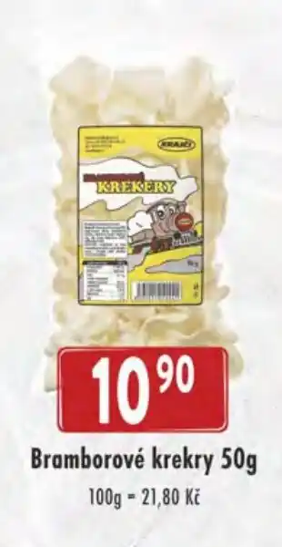 Qanto Bramborové krekry 50g nabídka