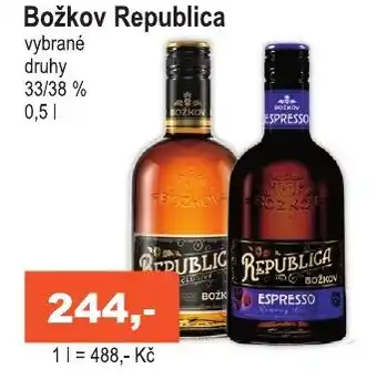 COOP DISKONT Božkov Republica 0.5L nabídka