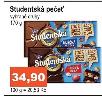 COOP DISKONT Studentská pečet' nabídka