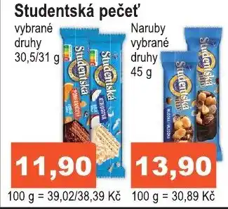 COOP DISKONT Studentská pečeť' nabídka