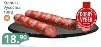 Potraviny CZ Krahulik Vysočina nabídka