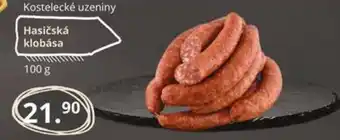 Potraviny CZ Kostelecké uzeniny Hasičská klobása nabídka